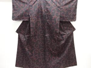 未使用品　唐草模様小紋着物